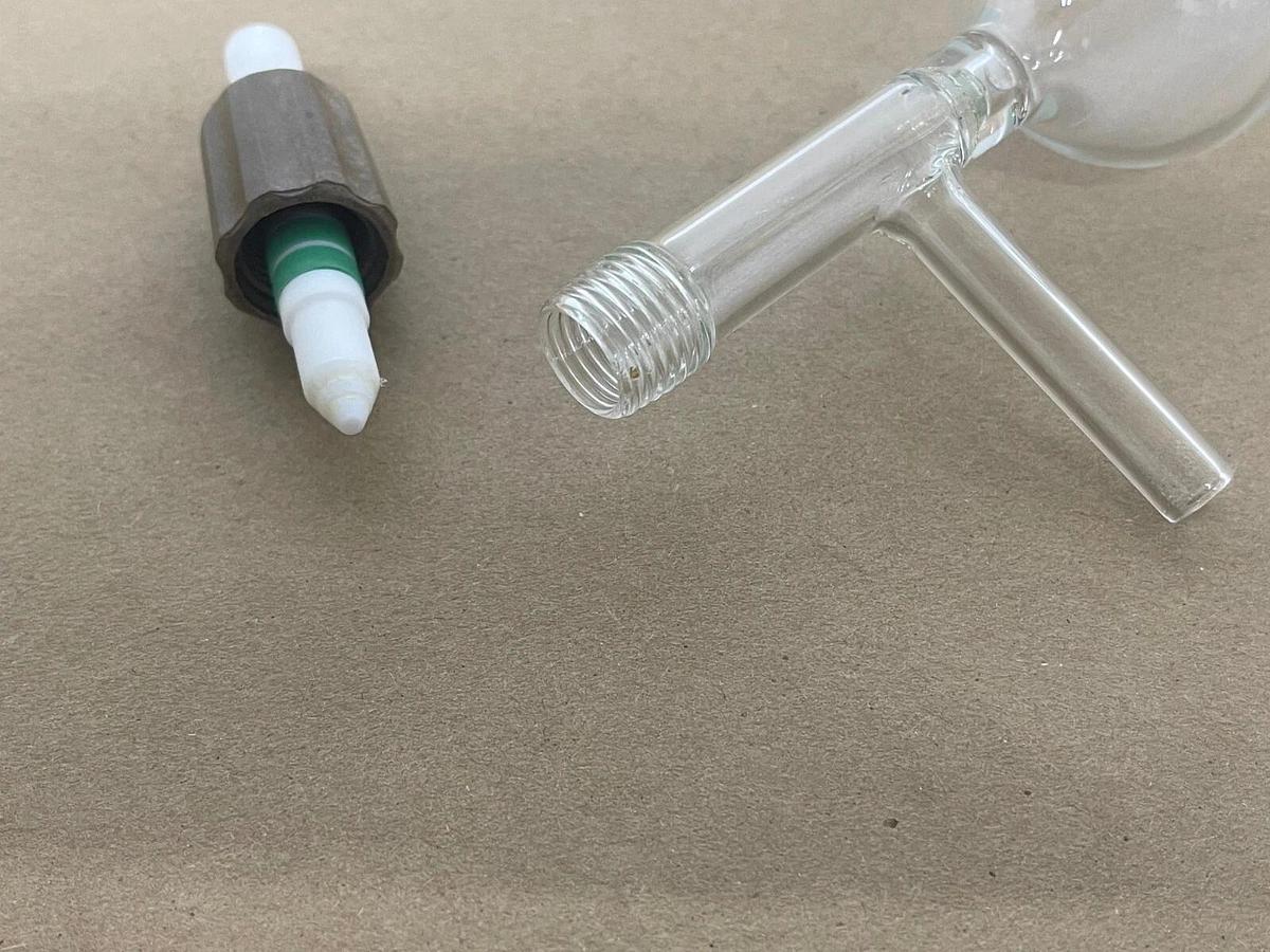 Used 250 ml Whole Air Sampling Bulb with 2 ports and 2 PFTE stopcocks