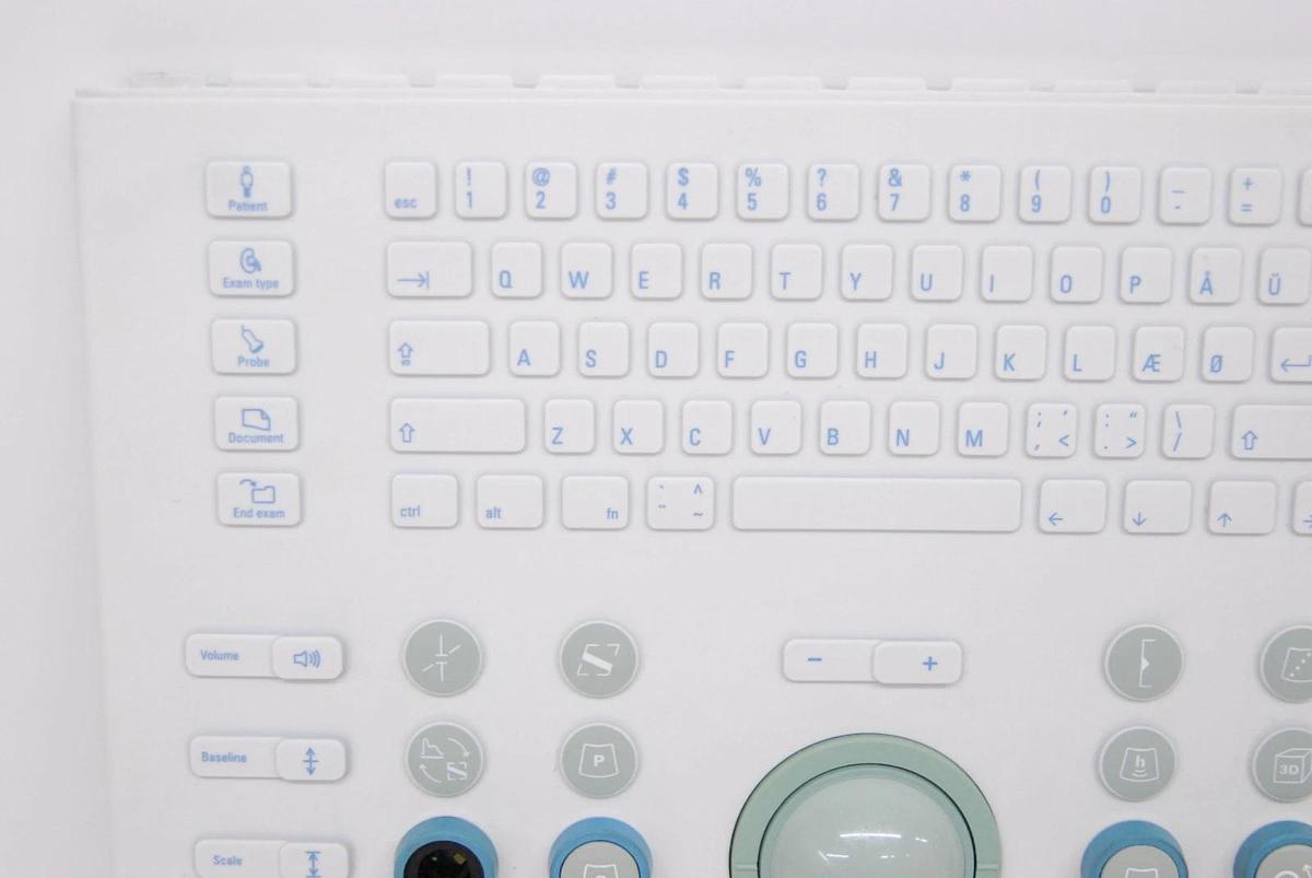 Used BK Medical NP0182 Keyboard and Trackball - Flex Focus Ultrasound