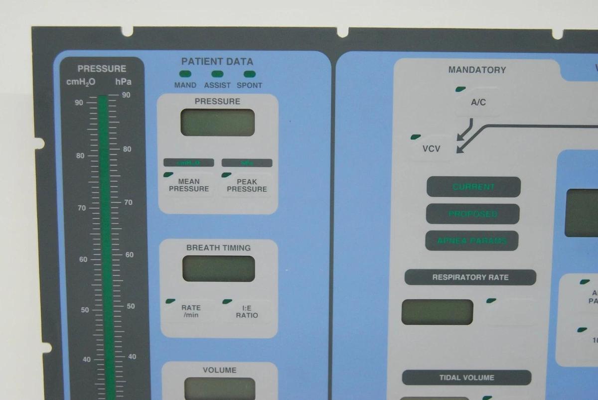 Used Puritan Bennett G-060182-00 User interface Panel W/ LCD Board  - 740 Ventilator