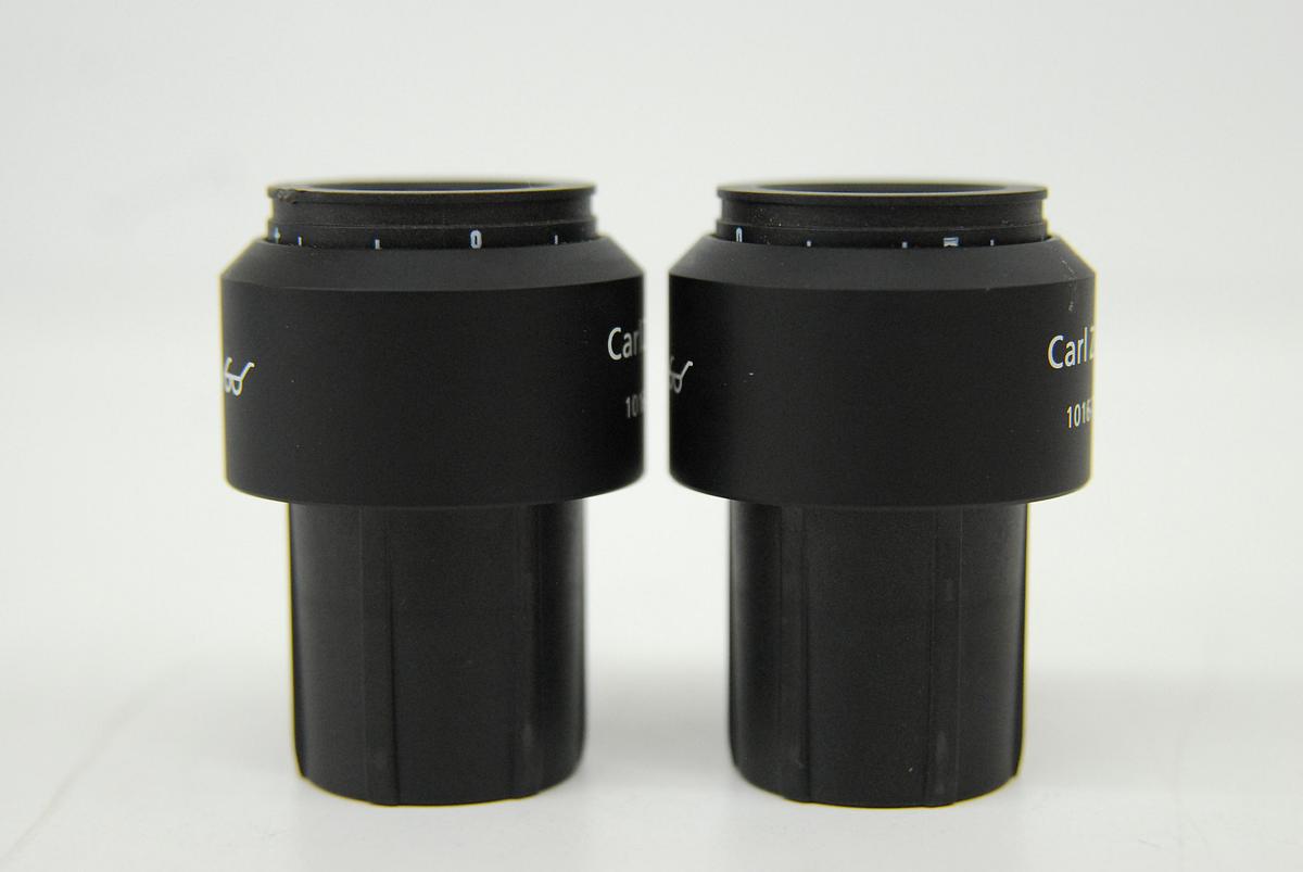 Used Zeiss 1016-758 W-PL 10x/23 Eyepiece Set (30mm Tube)
