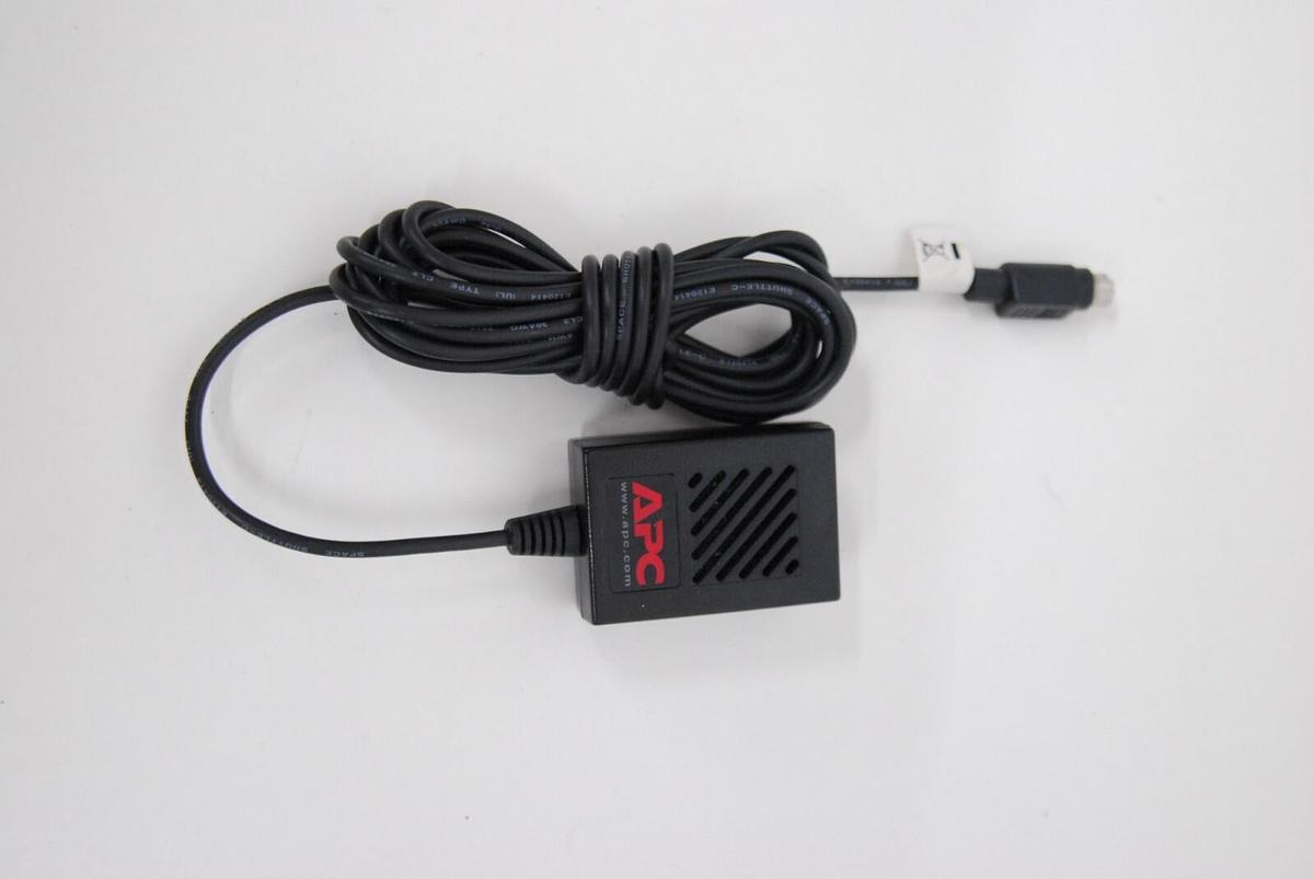 Used APC AP9512TBLK Environmental Temperature Monitor Probe Sensor