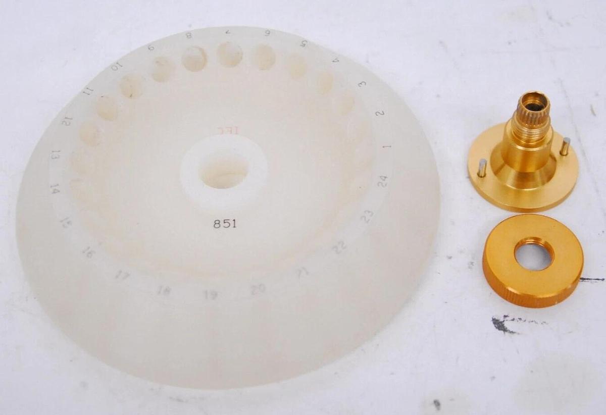 Used IEC 851 24 Slot Fixed Angle Rotor W/ Adapter