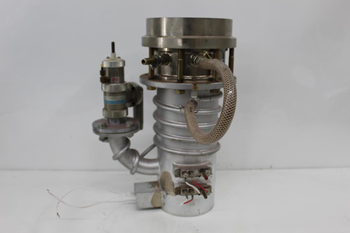 Used Diavac DPF-4ZS High Vacuum Diffusion Pump w/ Valves [Hitachi SEM S-2460N]