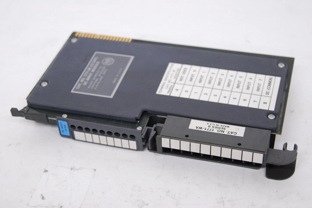 Used Allen-Bradley 1771-IB (12-24V) DC Input Module W/ Wire Arm 1771-WA