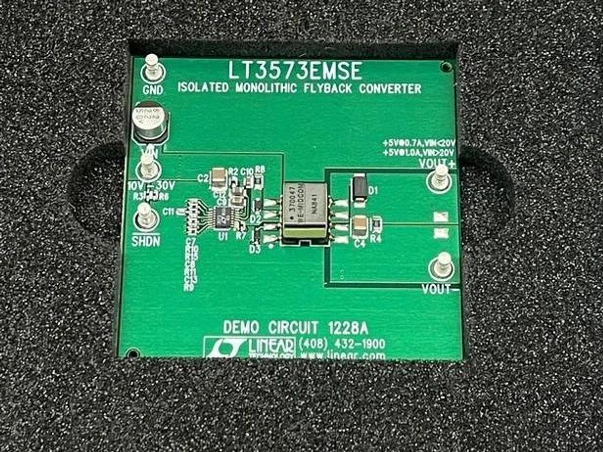 Used Würth Elektronik 750103 Evaluation Kit LT3573 Isolated Flyback Converter Board