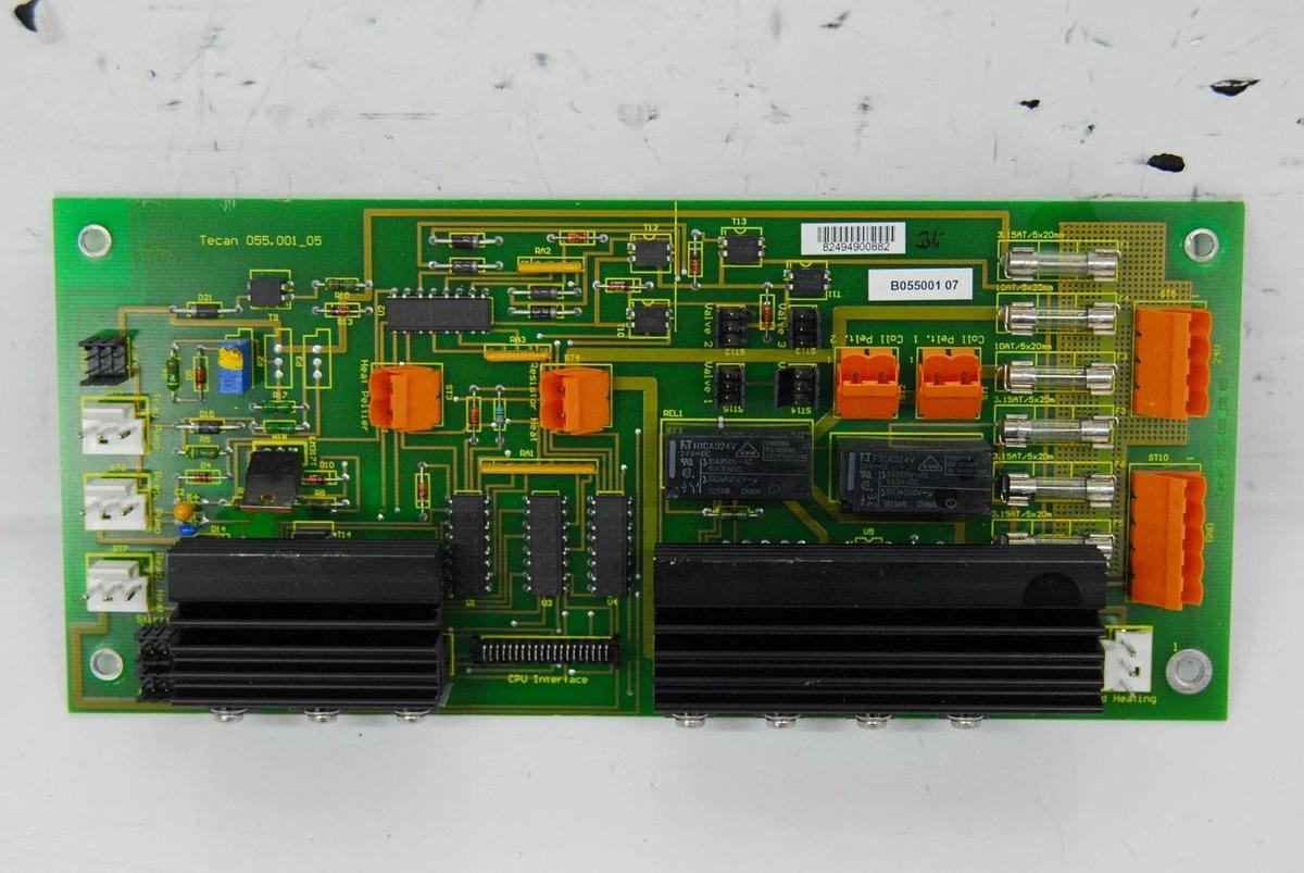 Used Tecan 055.001_05 Power Control Board