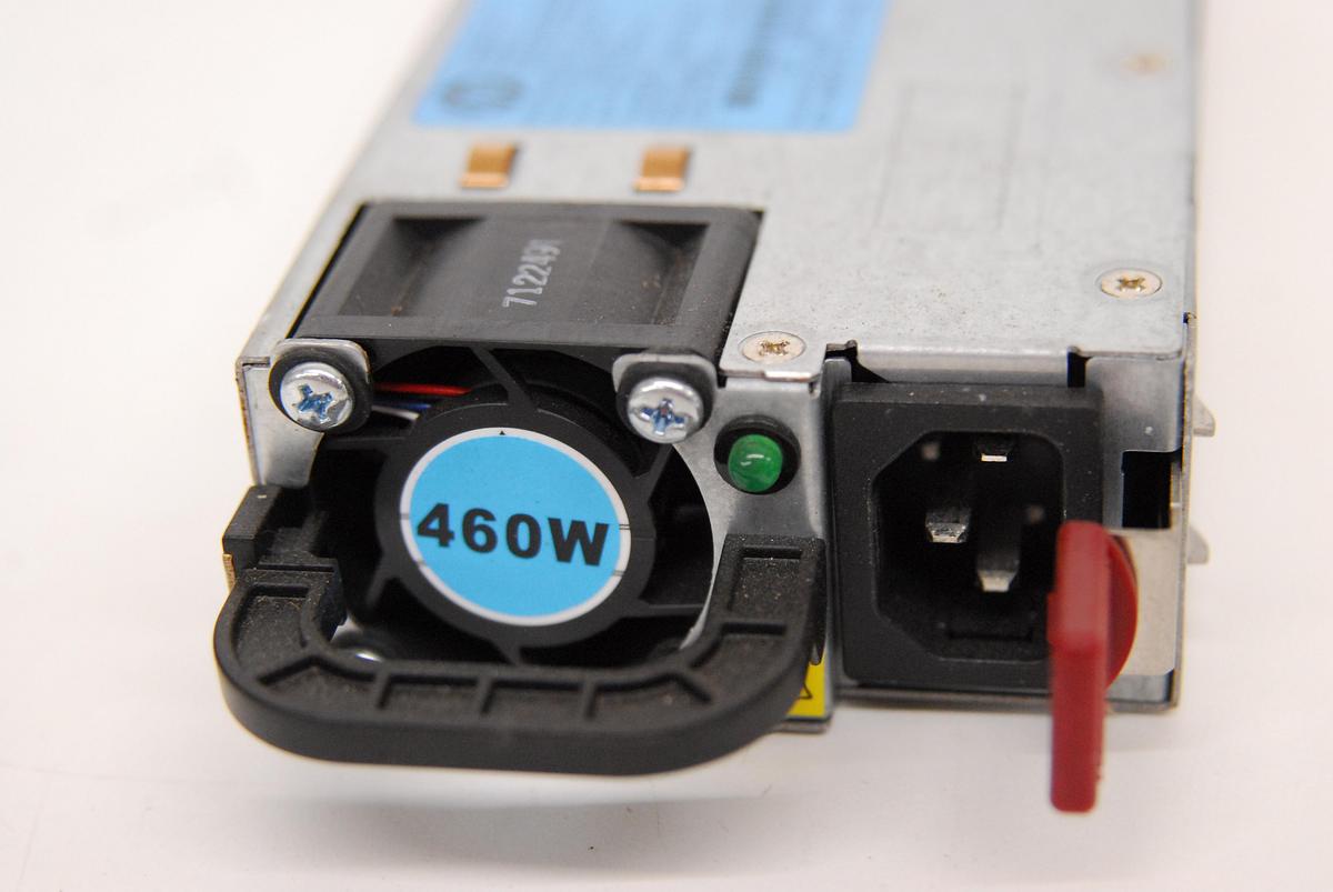 Used HP HSTNS-PL14 499249-001 499250-201 460W Hot-Pluggable Power Supply