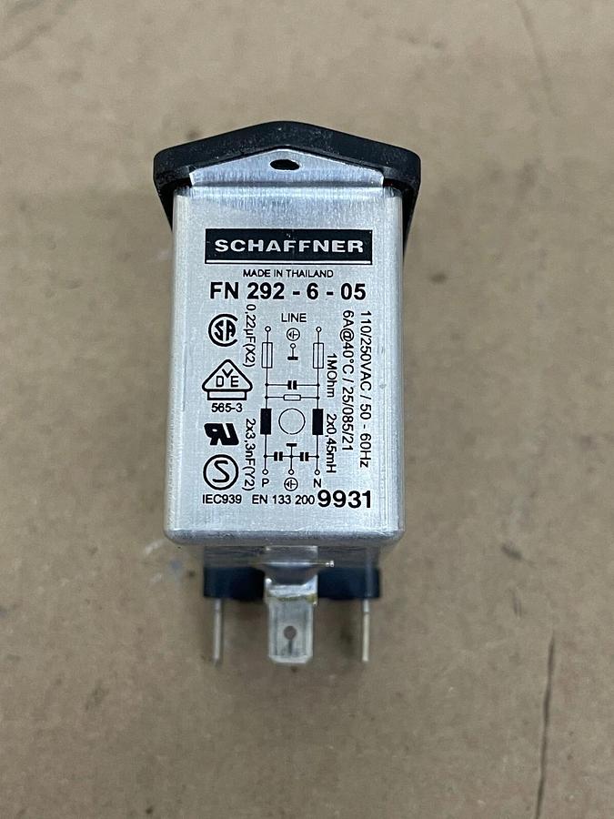 Used Schaffner FN 292-6-05 Line Filter