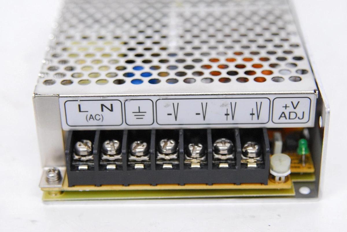 Used Mean Well RS-100-24 Power Supply 100-240VAC 24V 4.5A