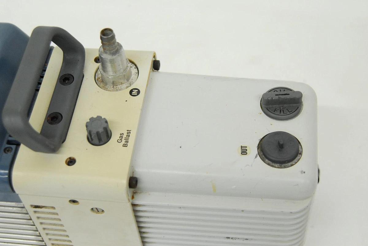 Used Welch 8917 Dual-Stage Direct-Drive Rotary Vane Vacuum Pump 1/2HP