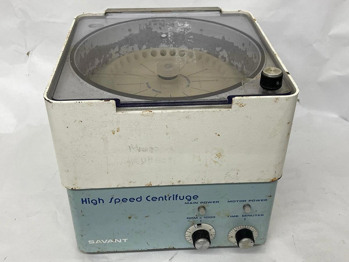 Used Savant HSC 10K High Speed Centrifuge W/ Savant HSR-36 Rotor