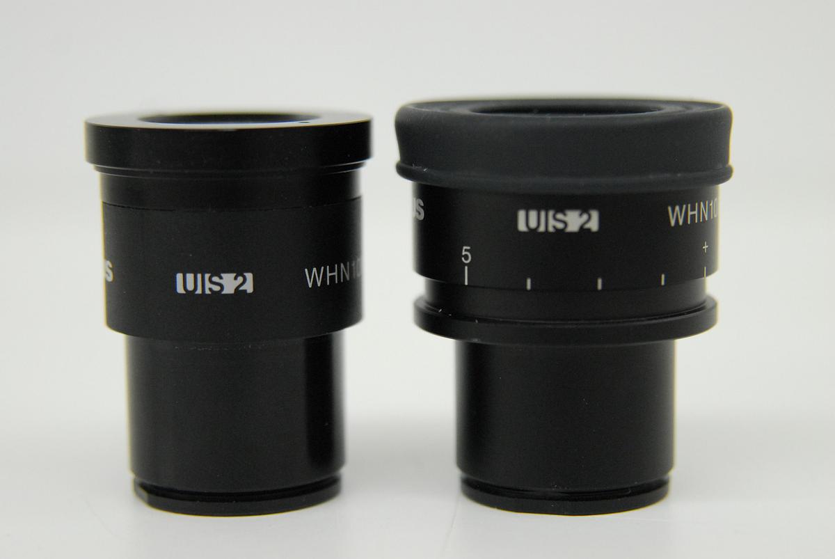 Used Olympus WHN10X-H/22 WHN10X/22 Microscope Eyepiece Set