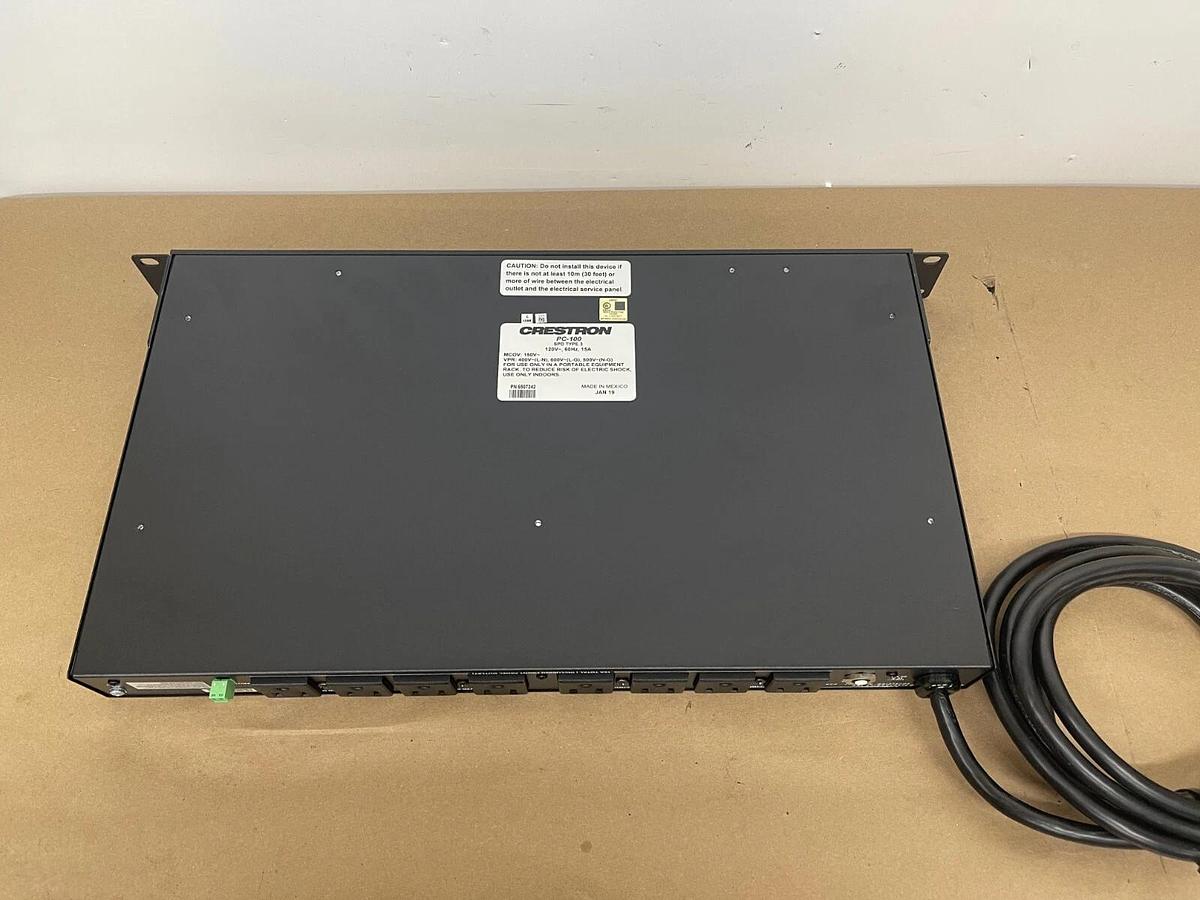 Used Crestron Power Conditioner 100, PC-100 Sequence Power
