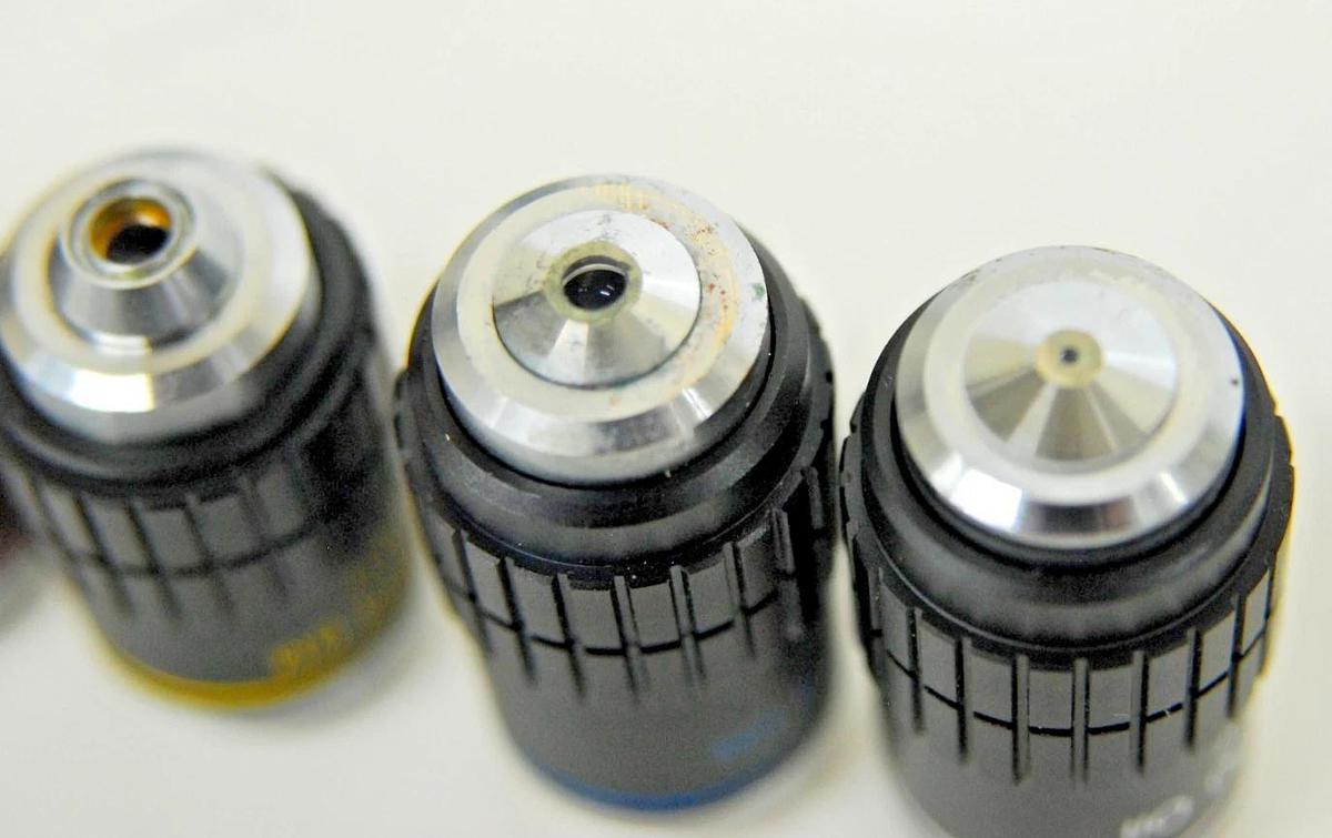 Used Swift 4x/10x Ph/40x Ph DM/ 100x Oil Objective Set W/ Quodmaster 1.25pH Condenser