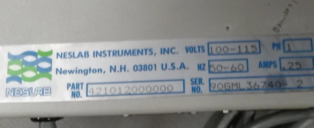 Used Neslab Programmer MTP-6 421012000000 Temperature Controller