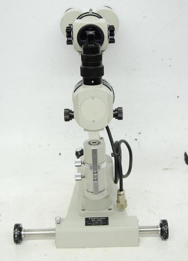 Used Topcon SL-2D Slit Lamp W/ OSM-70 Beam Splitter (Camera Port) - Read Description