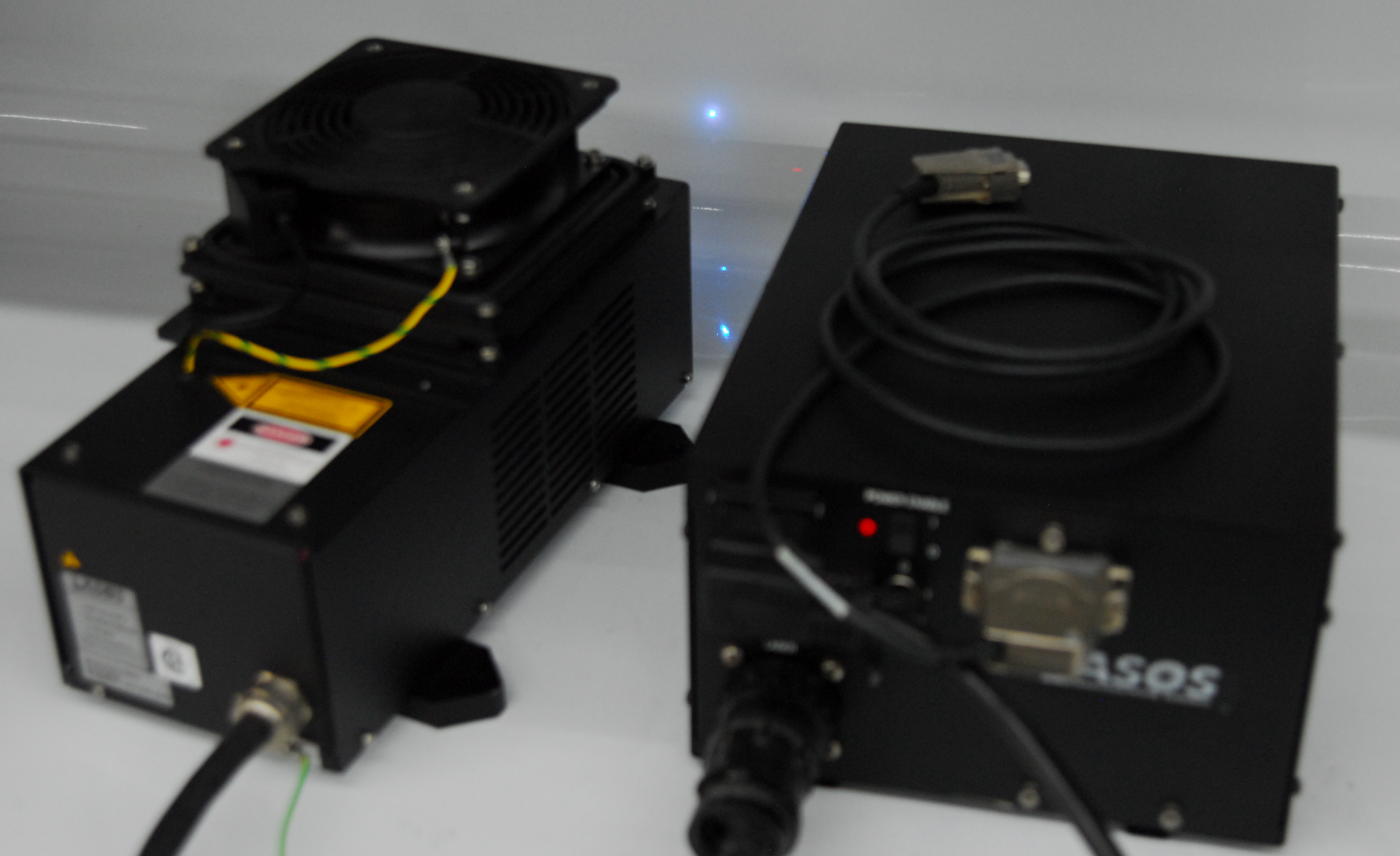 Used Lasos LGK 7812 ML4 Ar-Ion Laser 450-530nm w/ LGN 7812 Power Supply - LMS 510