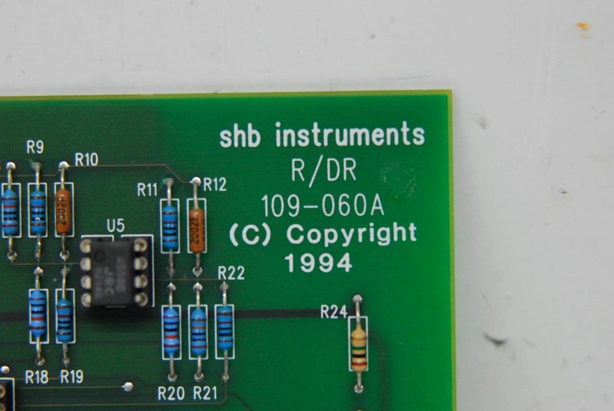Used SHB Instruments 109-060A R/DR Board - 109 Hysteresis Loop Tracer