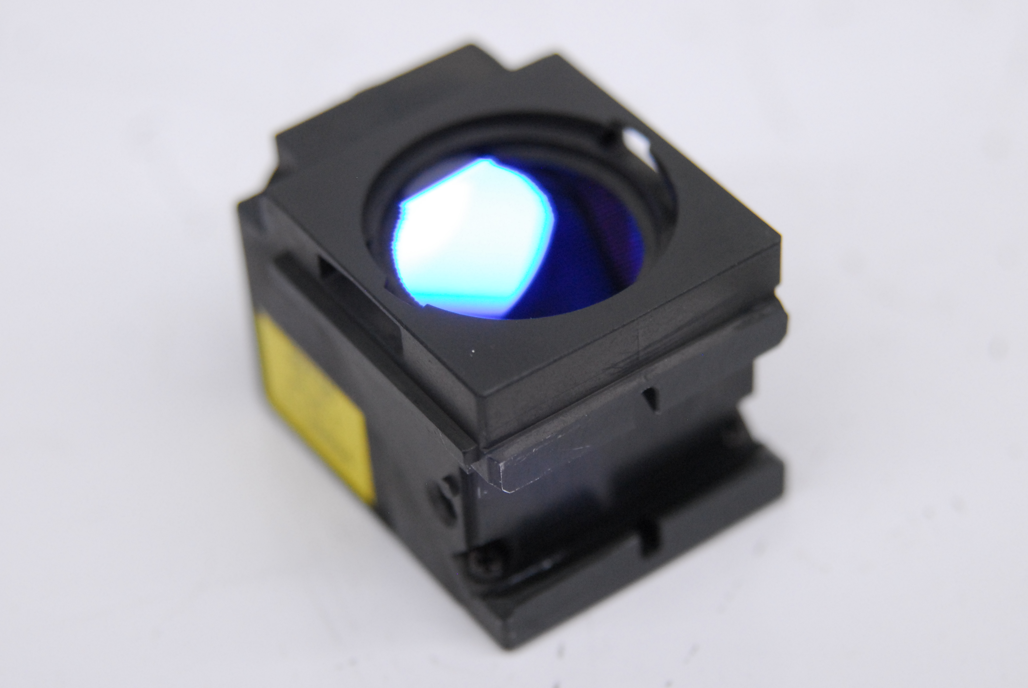 Used Nikon 99755 POS 1 C1 V4C EM 445/35 + 660LP Microscope Fluorescence Filter Cube
