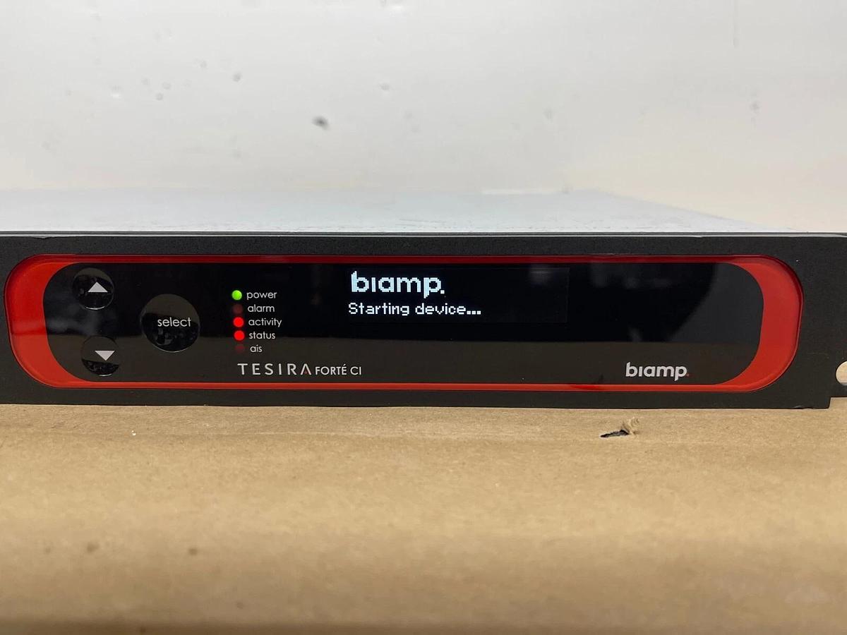 Used Biamp TesiraFORTÉ Ci Digital Audio Server