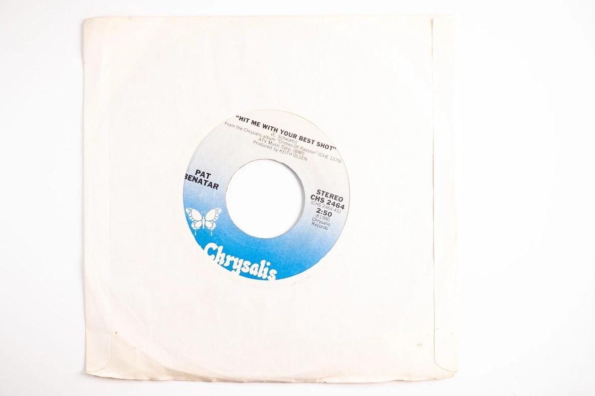 Used Pat Benatar, Hit Me With Your Best Shot , Prisoner Of Love 45 Record