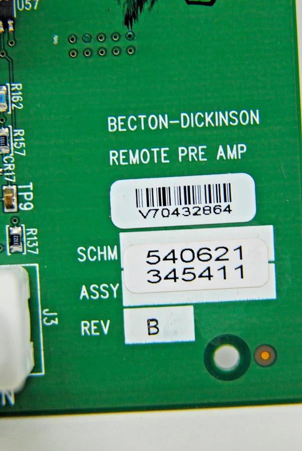Used Becton-Dickinson 540621 345411 Remote Pre Amp Board - BD FACSAria