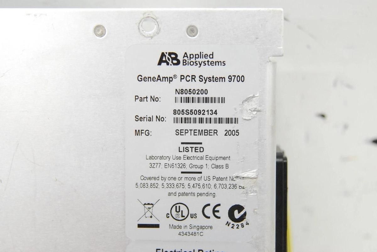 Used Applied Biosystems N8059004 PCBA TEC Microprocessor (GeneAmp 9700 Control Board)
