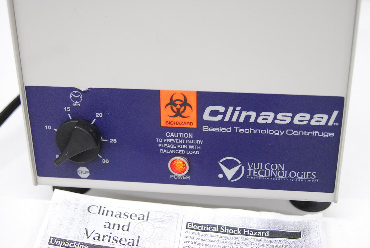 Used Vulcon CS8C Clinaseal Sealed Technology Centrifuge - 8-Slot Rotor