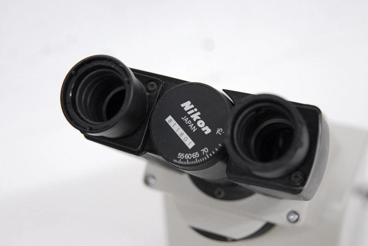 Used Nikon Diaphot TMD Microscope - Binocular Head Turret W/ Photo Lens Assembly