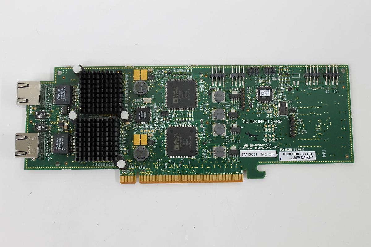Used AMX Enova DVX-3150HD-SP SAA1906-32 DXLINK Input Card