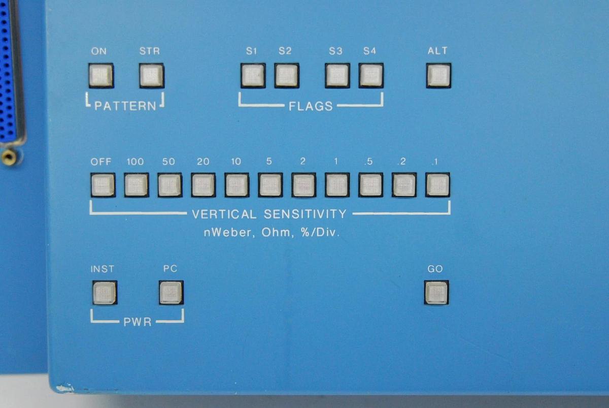 Used SHB Instruments 109-210 Front Panel - 109 Hysteresis Loop Tracer