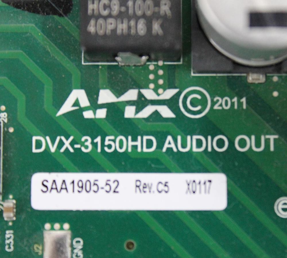 Used AMX Enova DVX-3150HD-SP SAA1905-52 Audio Output Board