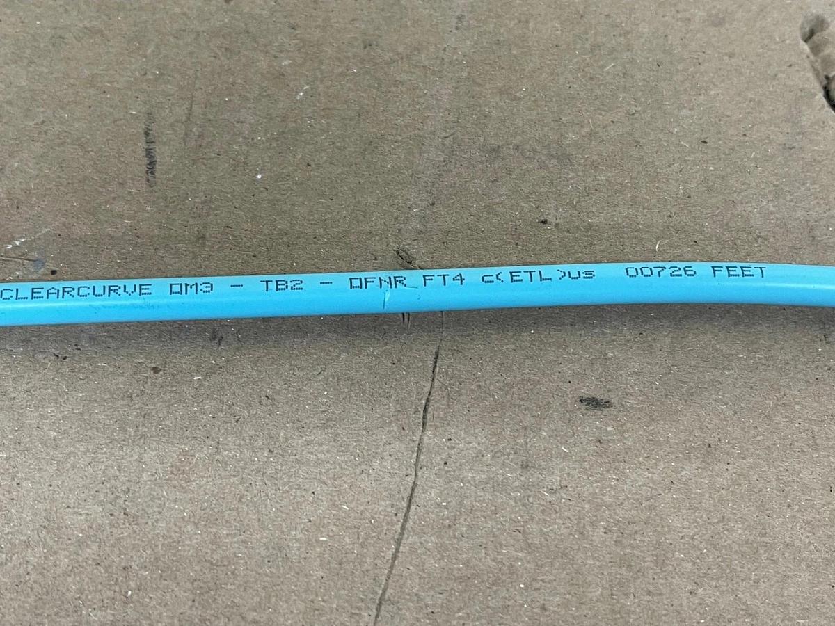 Used Corning Cable Systems Optical Cable, 42765, 12 MM50 Clearcurve OM3 by the foot