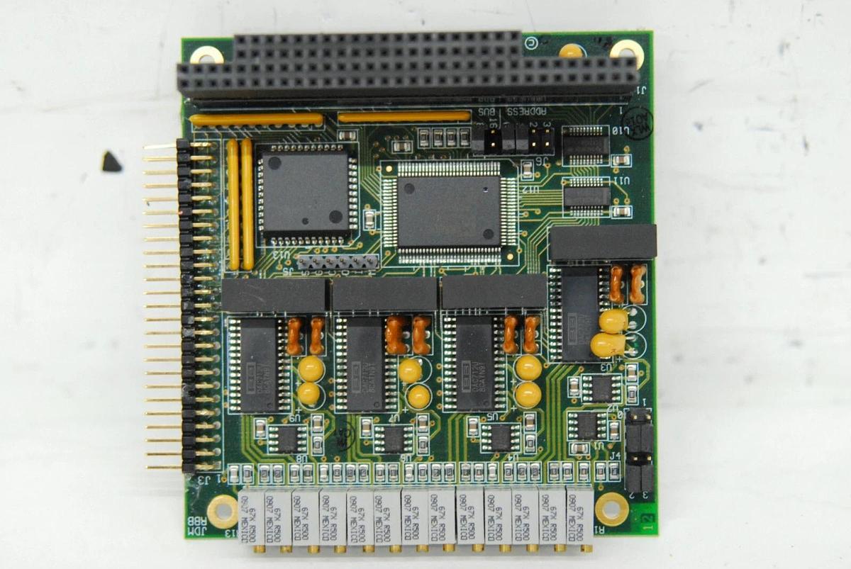 Used DIAMOND SYSTEMS RMM-416-XT 4 Channel 16-Bit Analog Output+24 DIO PC-104 Module