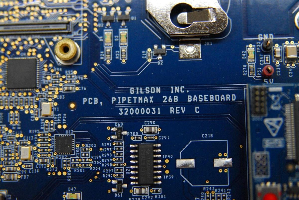 Used Gilson 32000031 3200005 PCB Pipetmax 268 Baseboard