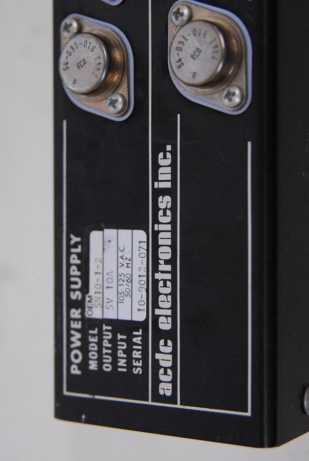 Used ACDC Electronics 5N10-1-2 Power Supply 5V 10A