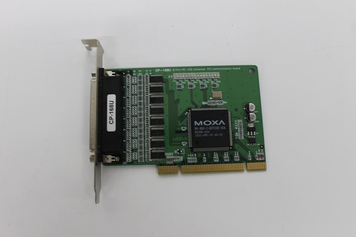 Used Moxa CP-168U Multiport Serial Card 8 PCI RS232 LOT OF 5