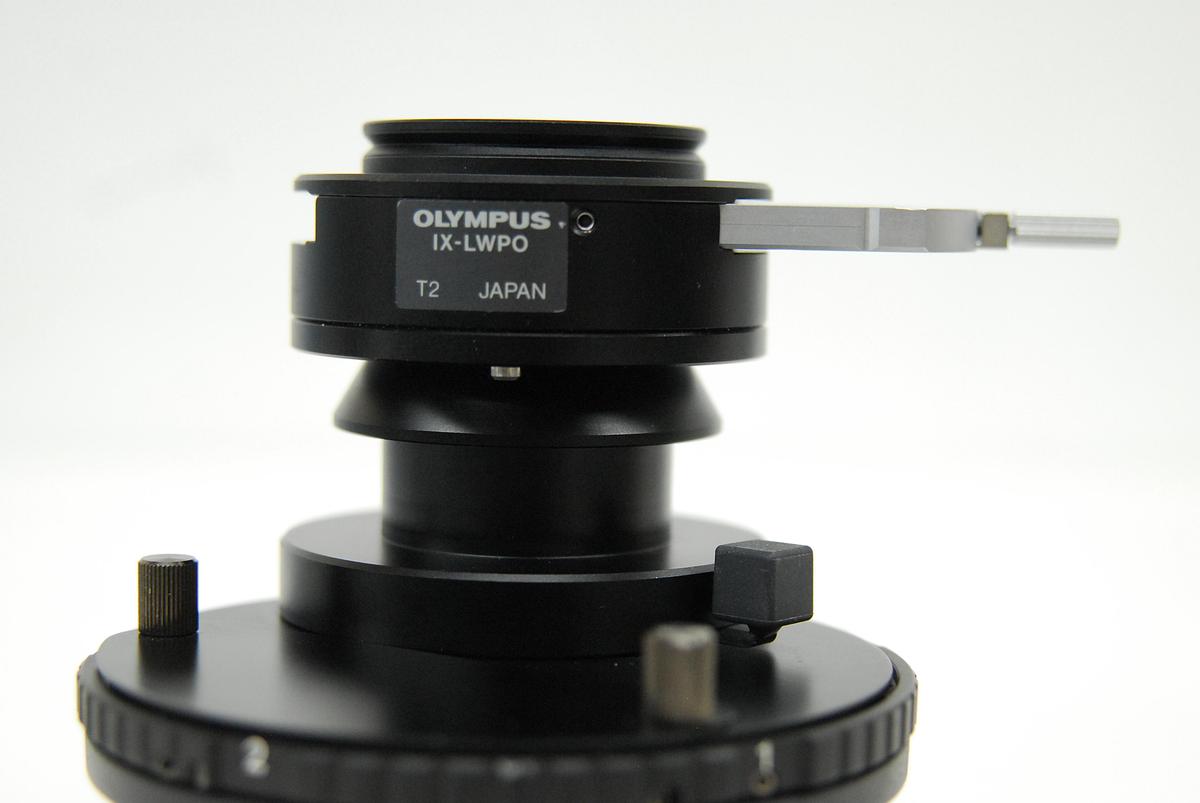 Used Olympus IX-LWUCD LWD Condenser W/ DPA20/40 DIC60 Prisms, IX-LWPO POL Attachment