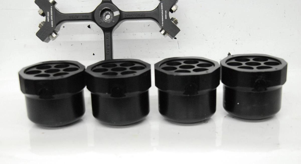 Used Thermo 11175338 Rotor W/ 4x M4 1174154 Buckets, 11174529 7x50mL Inserts