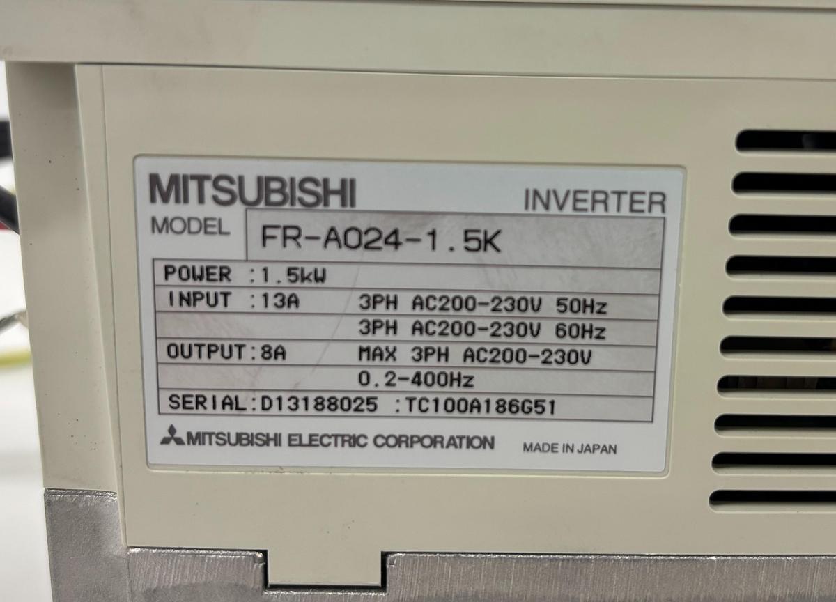 Used Mistubishi FR-A024-1.5K Inverter