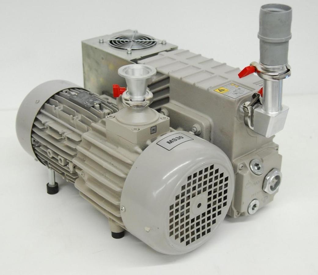 Used Varian MS30 8499225R001 0370408503 Mono-Stage Rotary Vane Vacuum Pump (200-240V)
