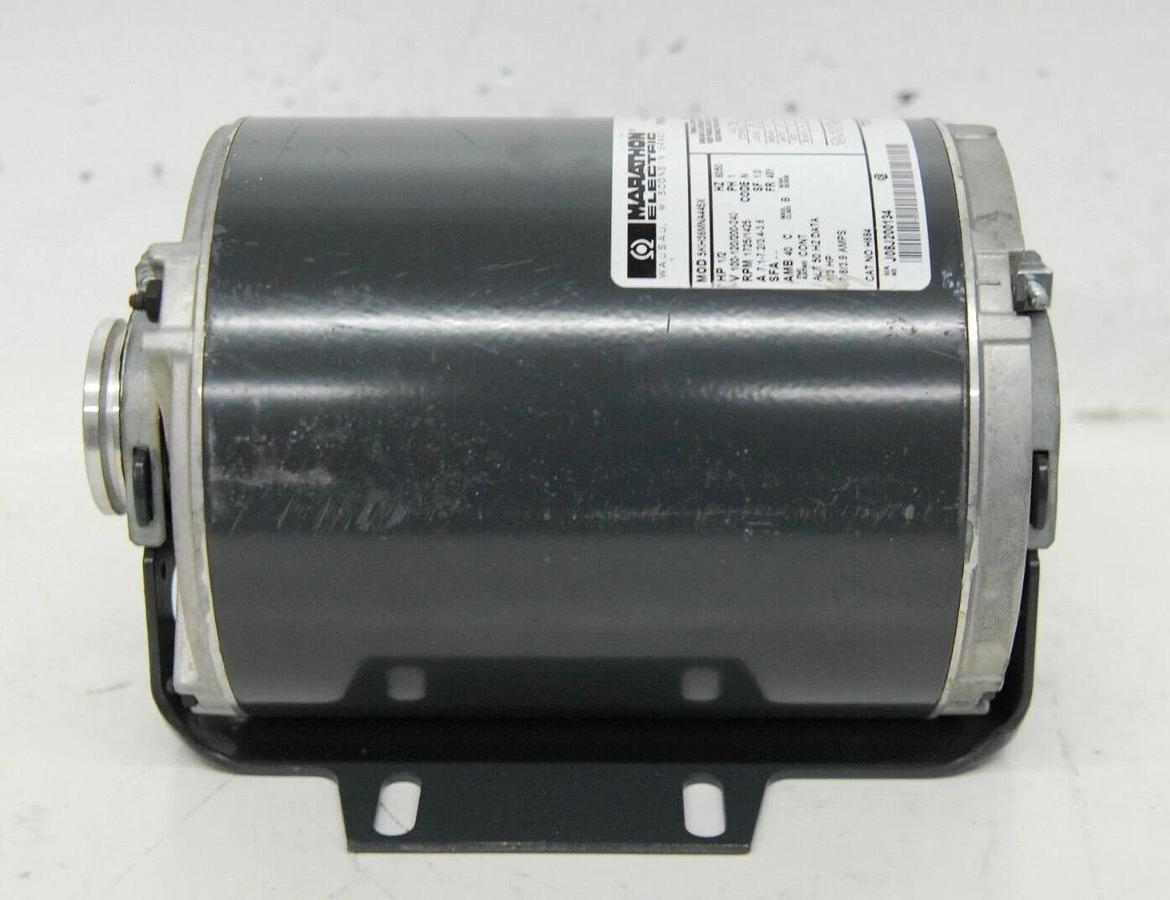 Used Marathon Electric H684 5KH36MNA445AX Motor 1/2 HP 1725 Rpm 100-120/200-240 V 48Y