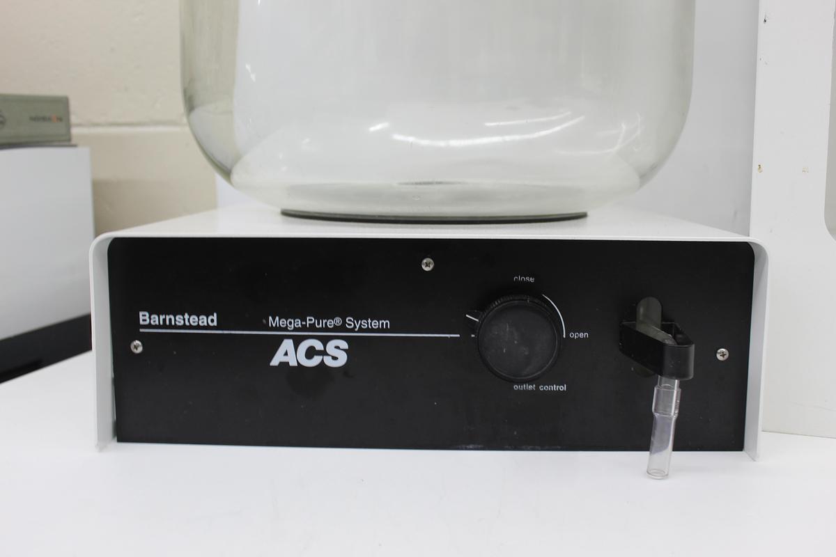 Used Thermo Scientific Barnstead MegaPure MP-3A A440367 Glass Still Water Purification System 240V w/ Collection System