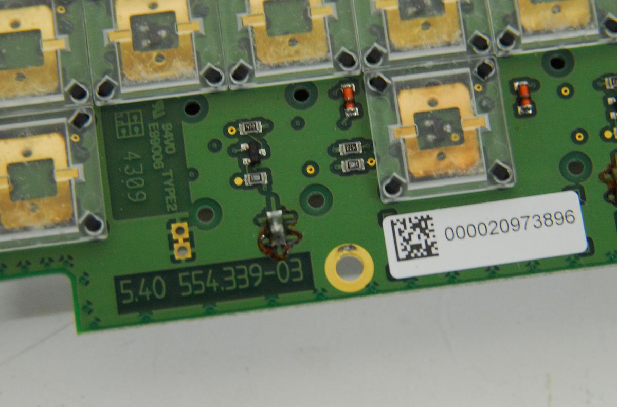 Used GE KTZ280064 Console Alphanumeric Keyboard PCB - Voluson E8