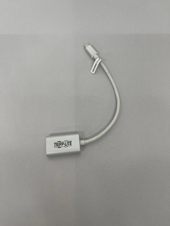 Used Tripp Lite U437-002 USB-C to 3.5mm Stereo Audio Adapter - Silver