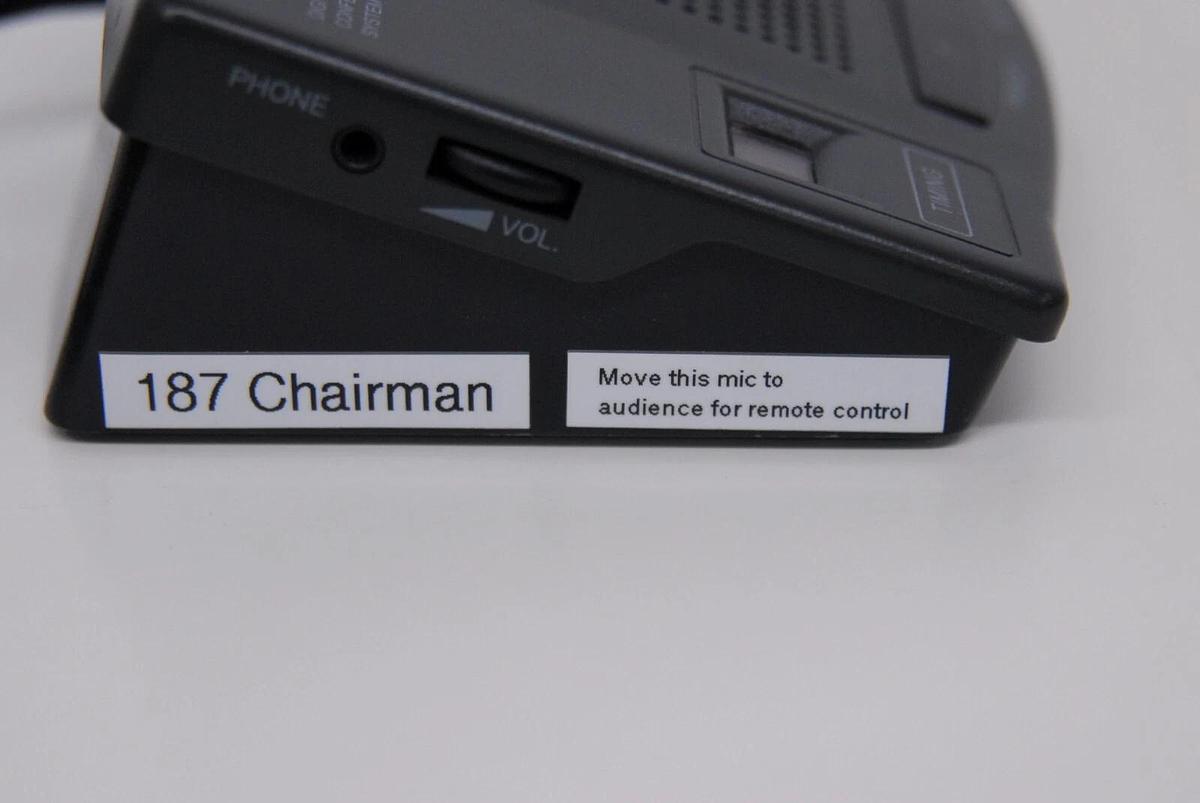 Used Taiden HCS-4333CB/20 Digital Congress System Chairman Unit - READ DESCRIPTION