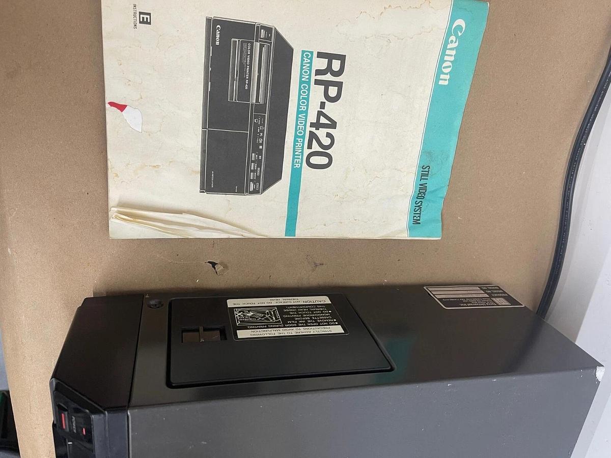 Used Vintage CANON RP-420 Color Video Printer