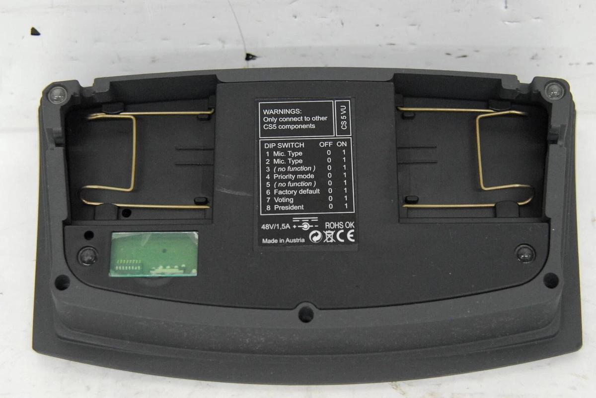 Used AKG CS 5 VU Conference Chairperson/Delegate Station