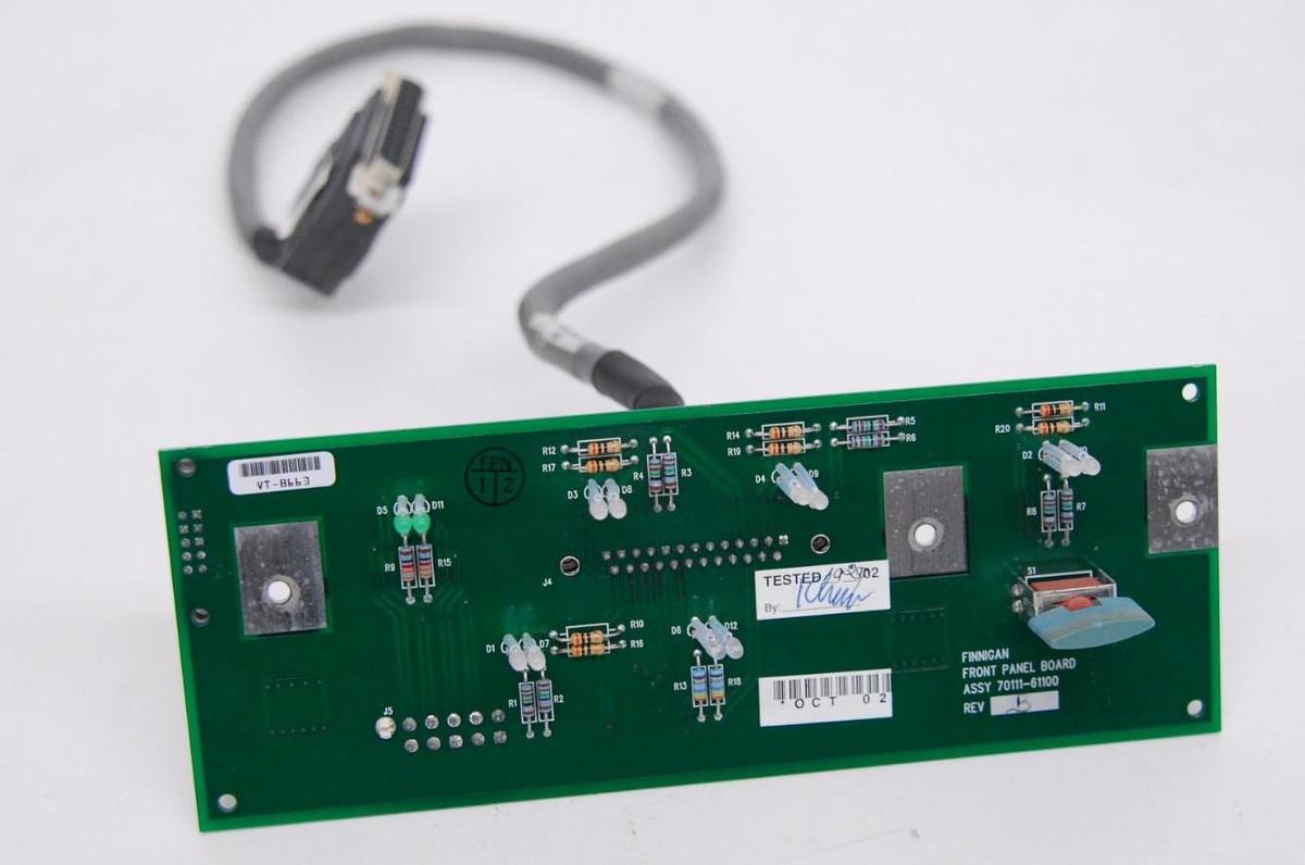 Used Thermo 70111-61100 Front Panel Board W/ Cable 70111-63143 - TSQ Quantum