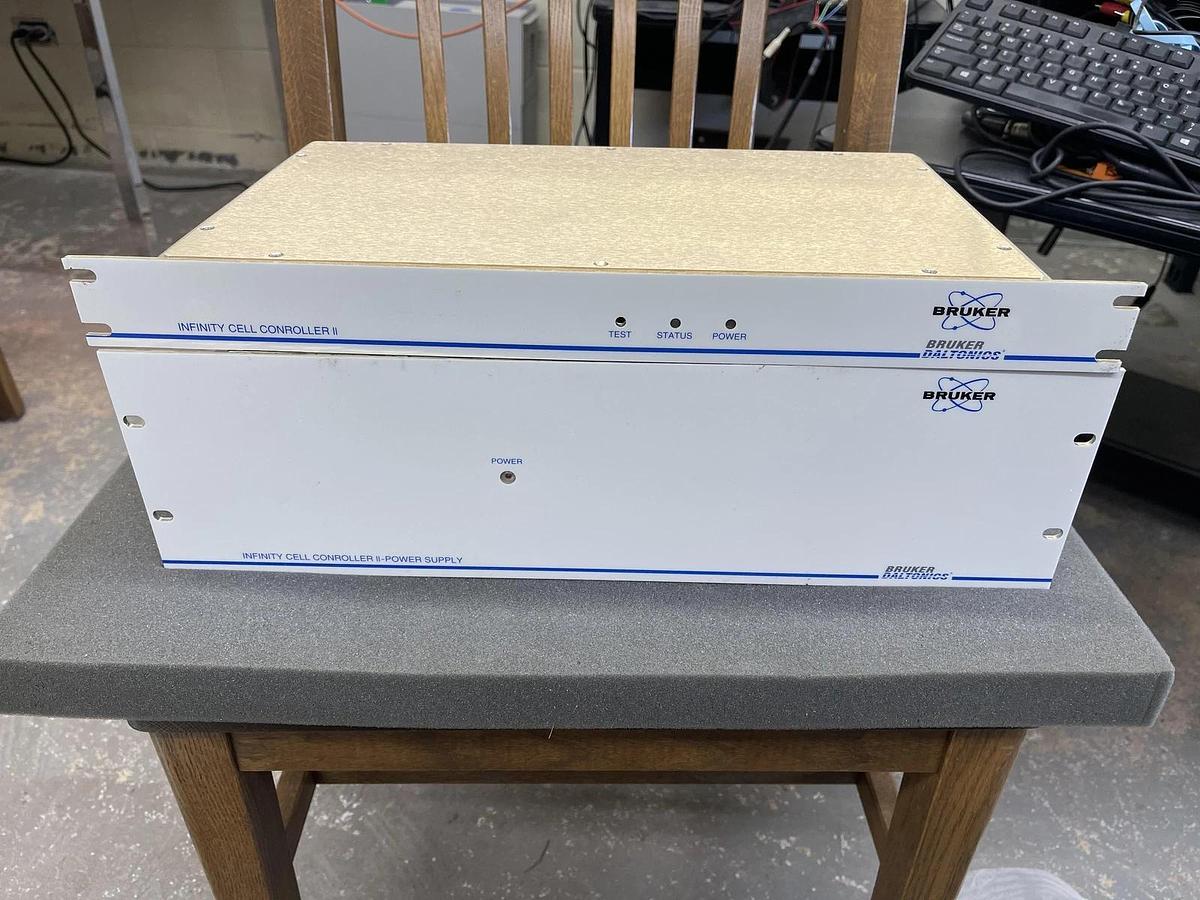 Used Bruker Infinity Cell Controller II A5712 W/ A6061 Power Supply, Monitor A6063